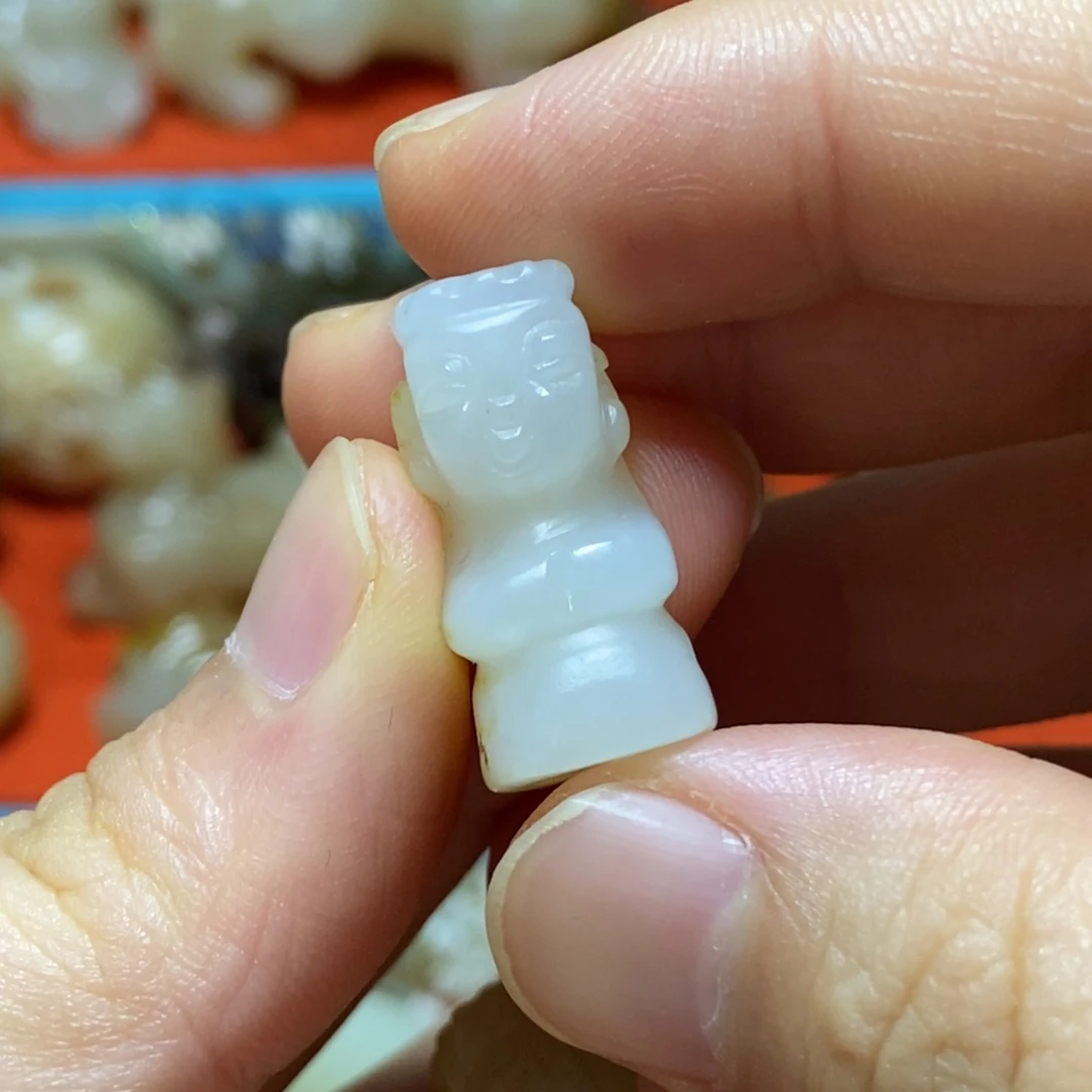 和田玉未镶嵌挂件玄*