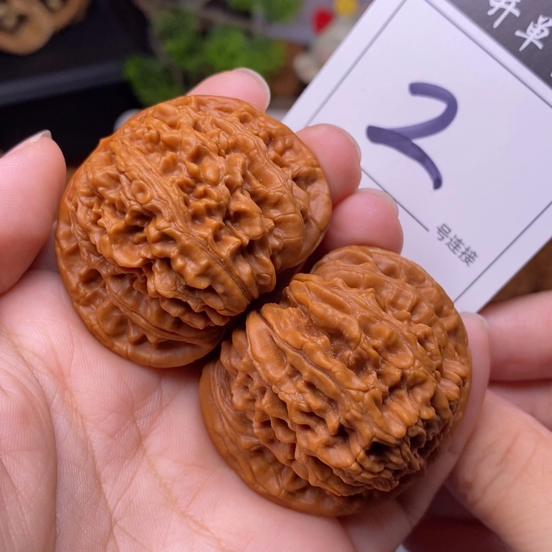 把件文玩核桃2四座楼狮子头4.6