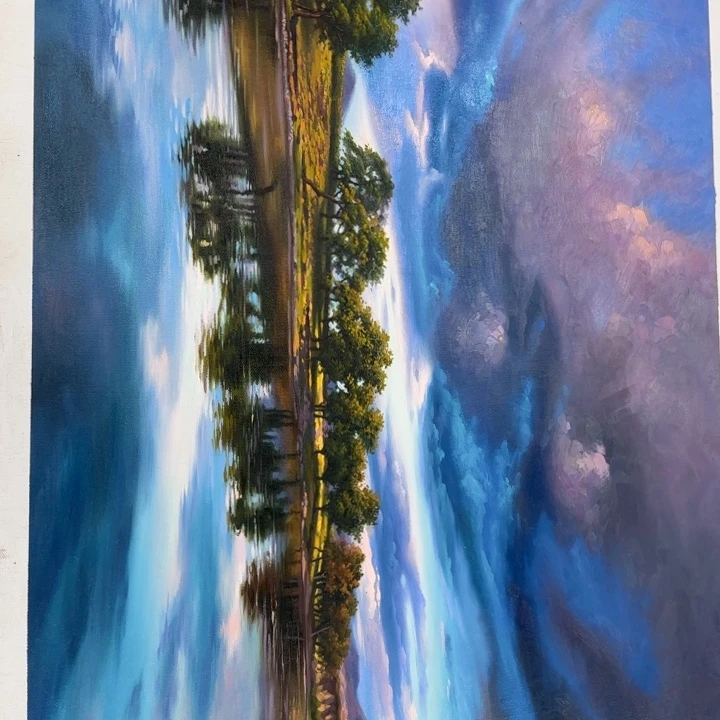 油画你在我心里是
