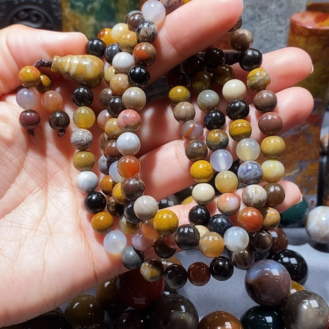 硅化玉未镶嵌天然北票硅化玉吊坠