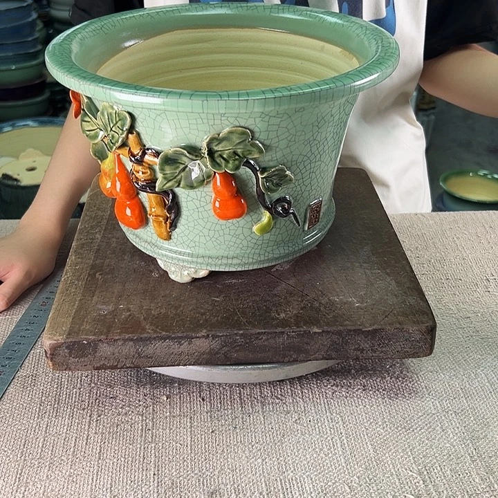 泳坤堂石湾盆陶瓷