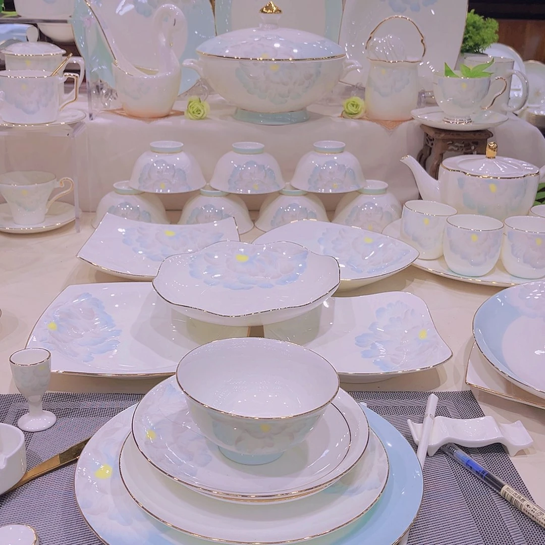 45%以上骨粉骨瓷邂逅餐具套餐
