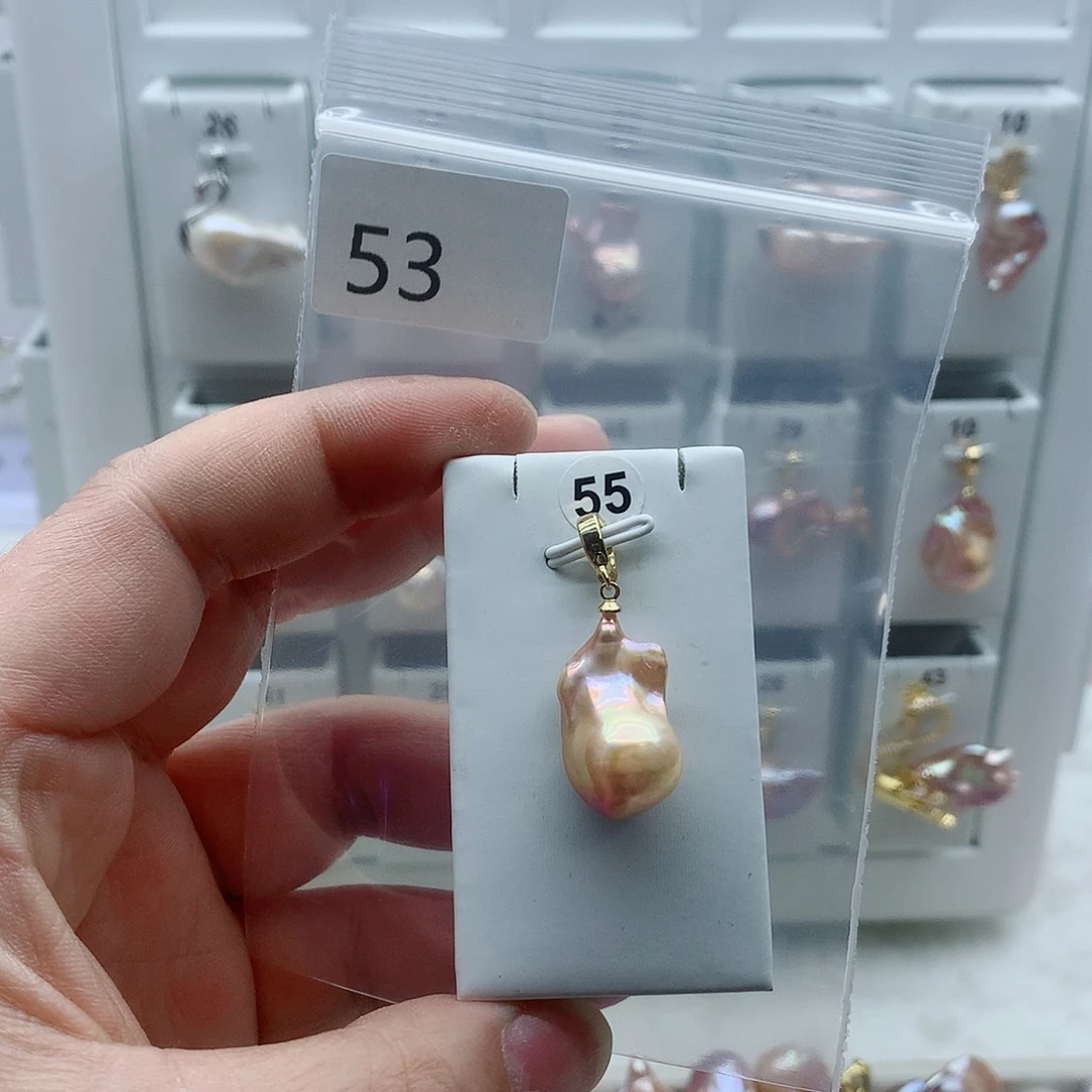 吊坠(不含链)合金淡水珍珠