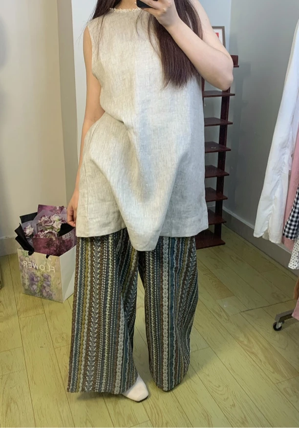 亚麻苎麻气质上衣（下单备注编号）NO退NO换