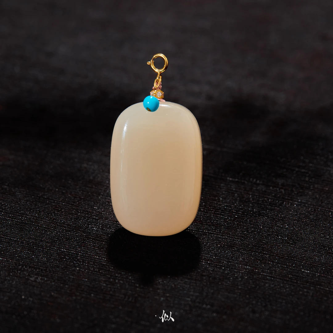 【知畔】·似梓珠宝· 18K藕粉无事牌 SZCC2402115-1