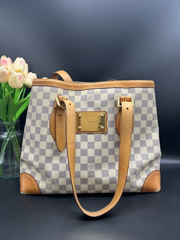 95新 LouisVuitton/路易威登 LV路易威登白棋盘格手提托特包007