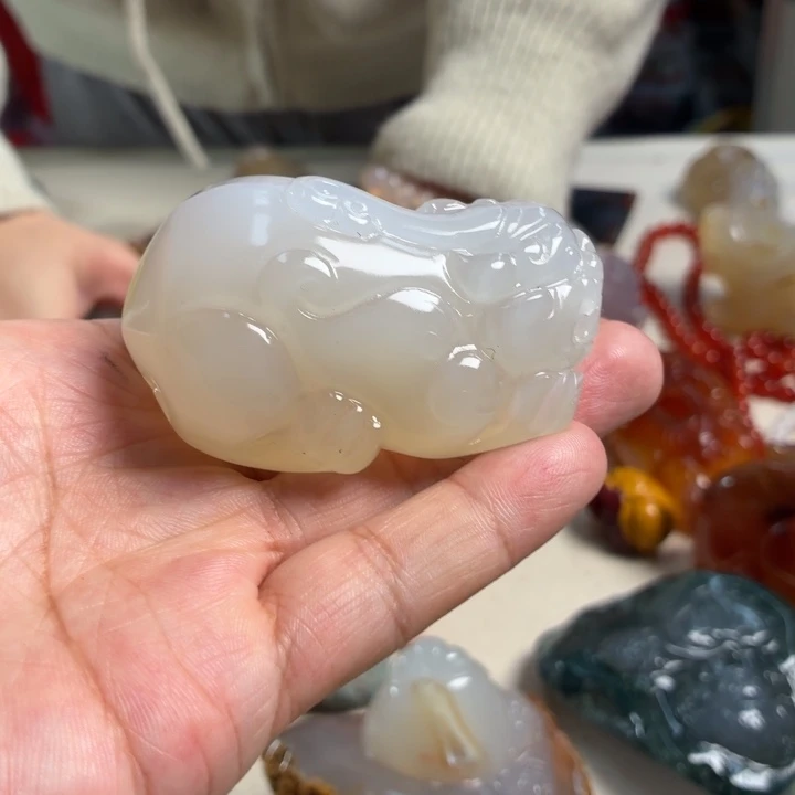 玛瑙/玉髓未镶嵌吊坠(不含链)