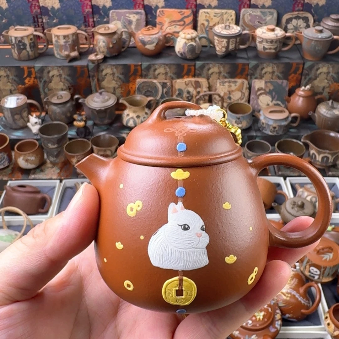 茶壶紫砂150cc原矿精工半手
