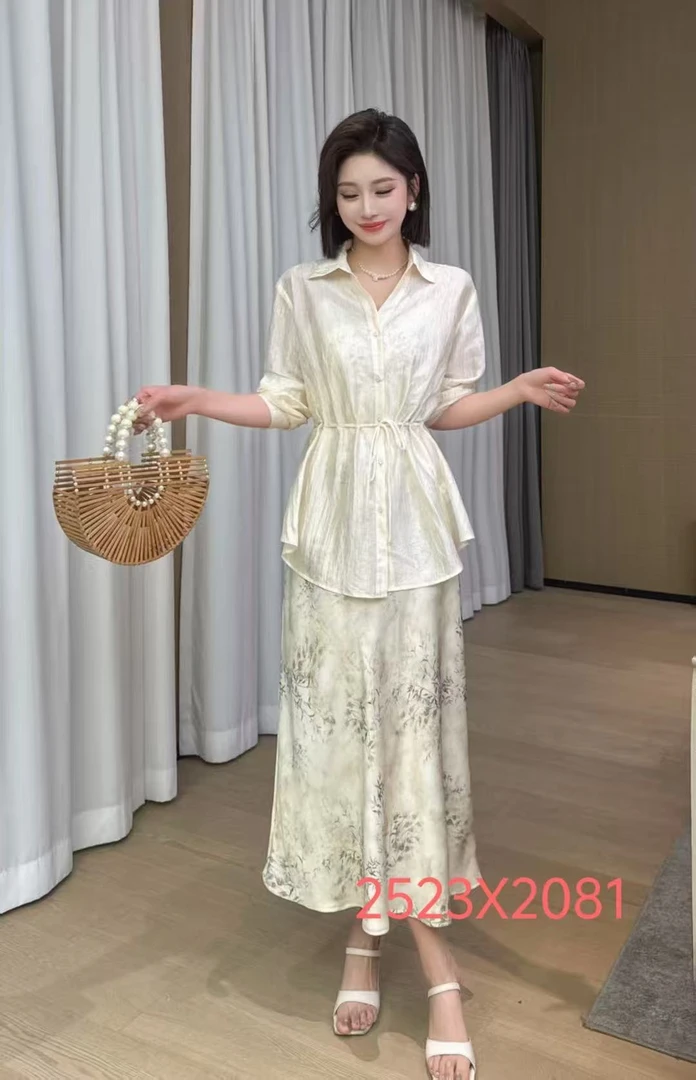 2081#夏季新款韩版时尚百搭显瘦设计感衬衫【A6-1】