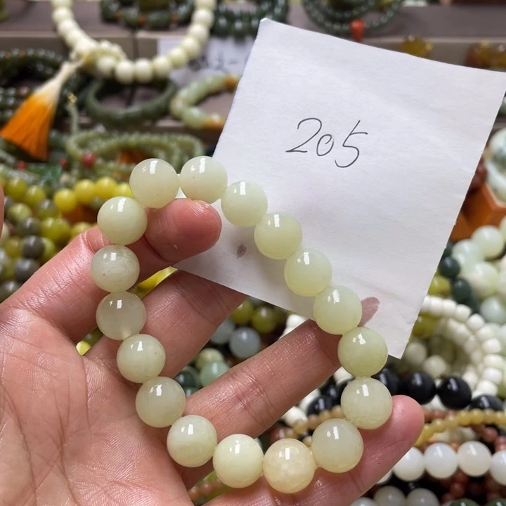 未镶嵌透闪石-蛇纹石玉手链