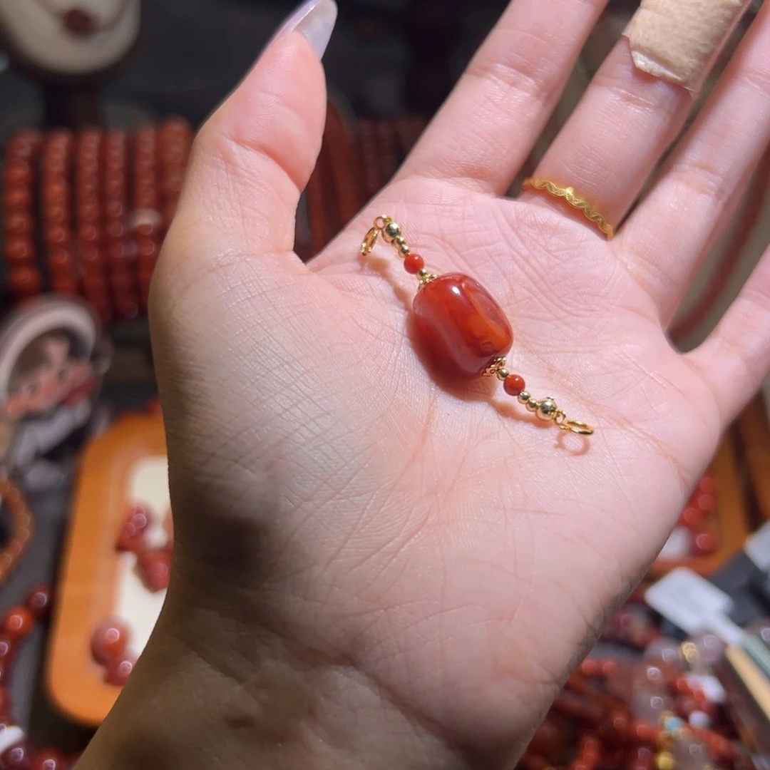 南红玛瑙未镶嵌手串12mm