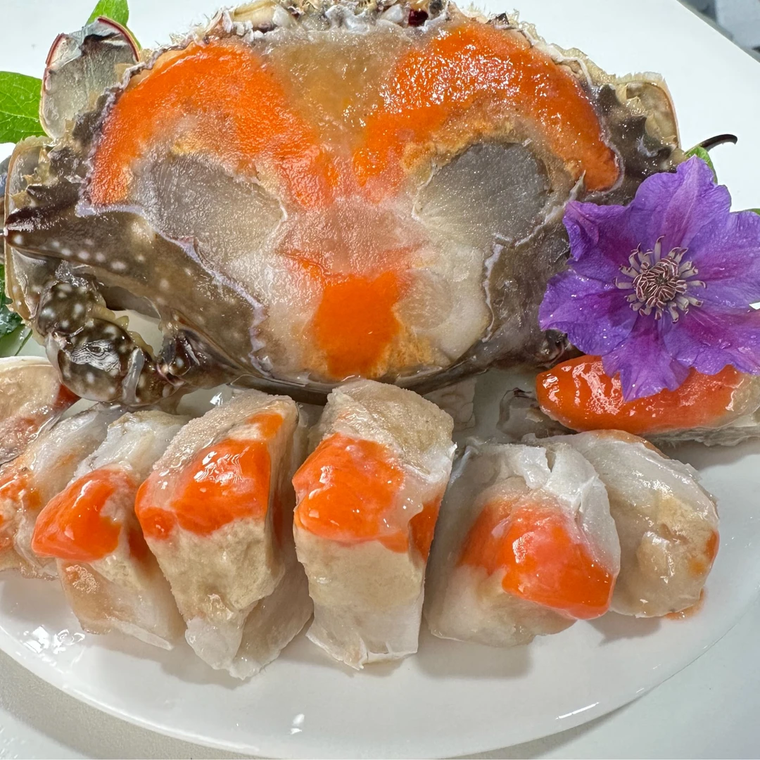 舟山巨无霸红膏呛蟹7两左右/只开袋即食下饭下酒神器生吃切勿蒸煮