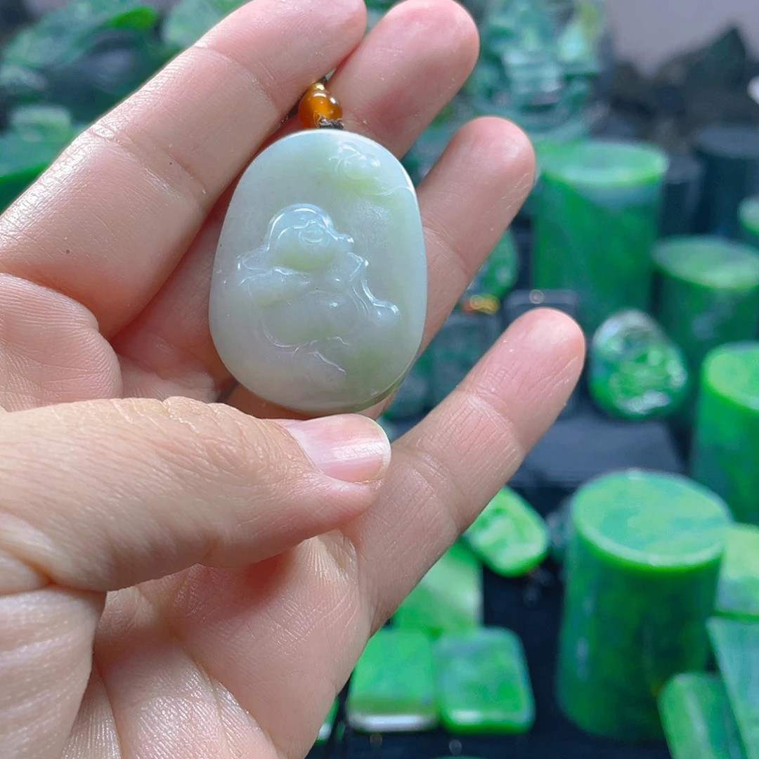 和田玉（碧玉）未镶嵌珠宝奇石