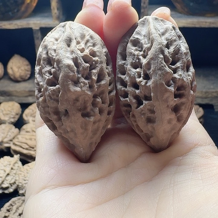 吊坠桃核东北野生楸核09