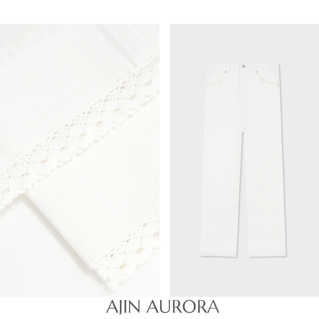 896【公主日记】裤王四面弹牛仔裤女夏季薄款2025年新款直筒裤A3