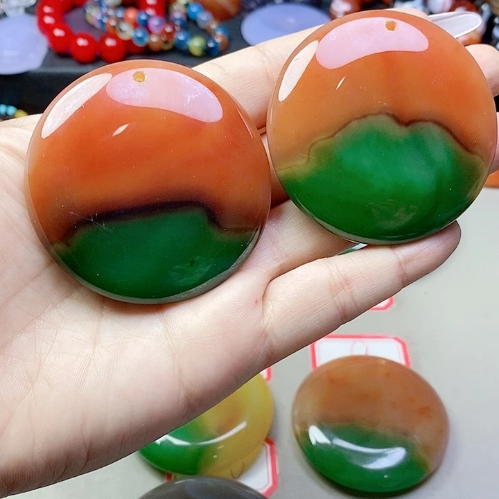玛瑙/玉髓吊坠(不含链)未镶嵌飞****?