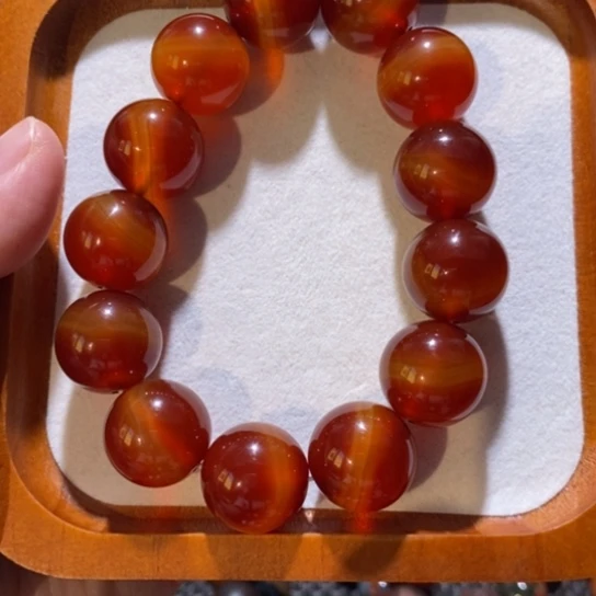 冰***地玛瑙/玉髓未镶嵌手链