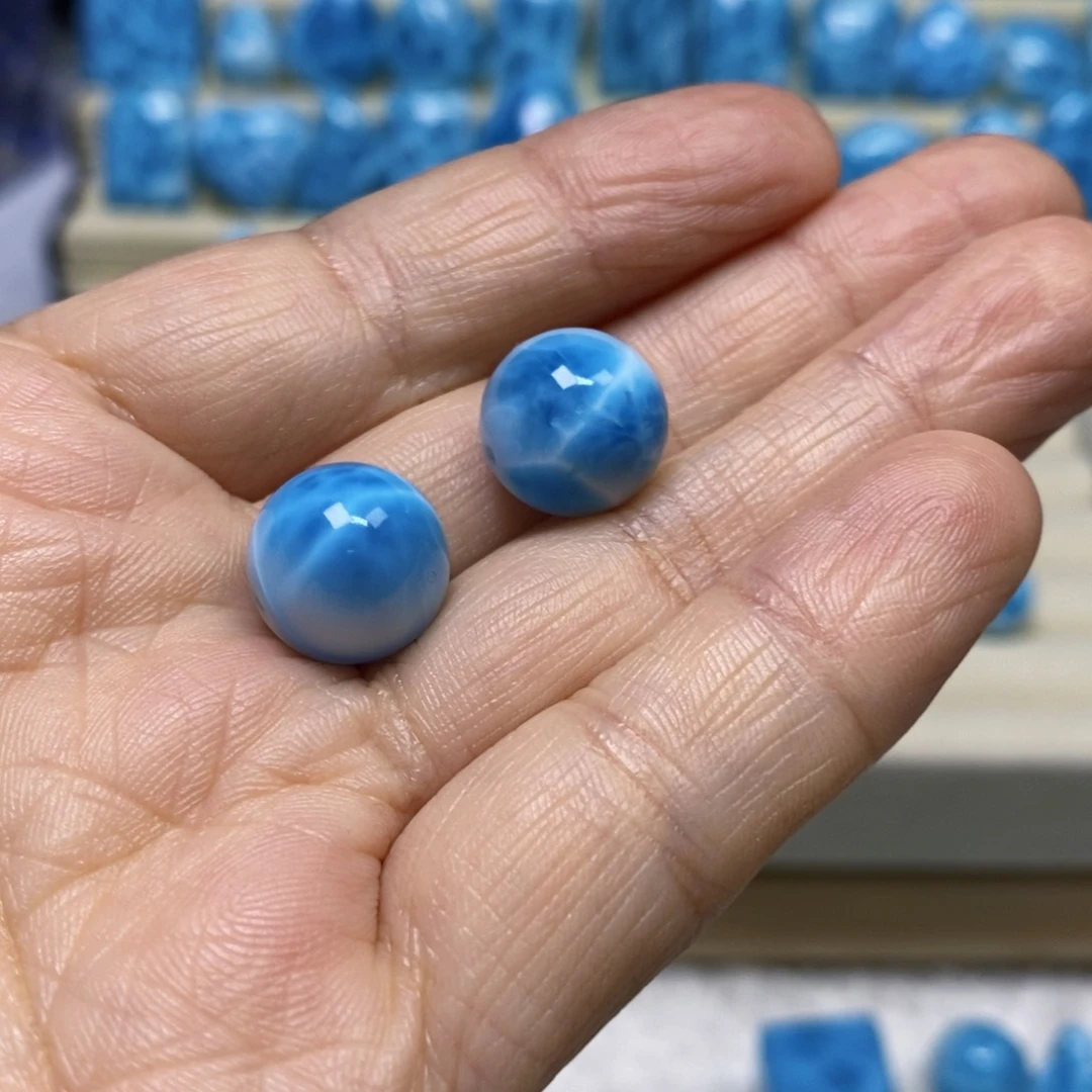 针钠钙石（海纹石）未镶嵌颈饰小*吒