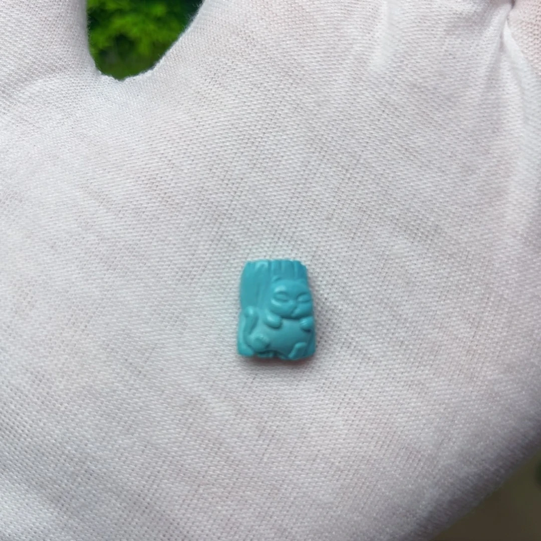 合金绿松石吊坠(不含链)
