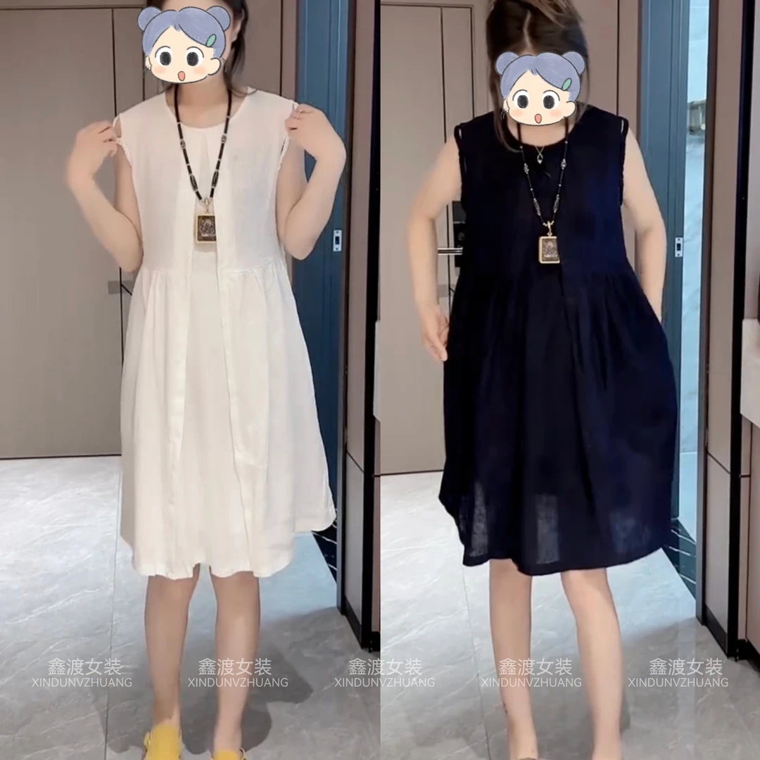 2025夏季新款时尚显瘦气质女士网红洋气连衣裙百搭款D21602