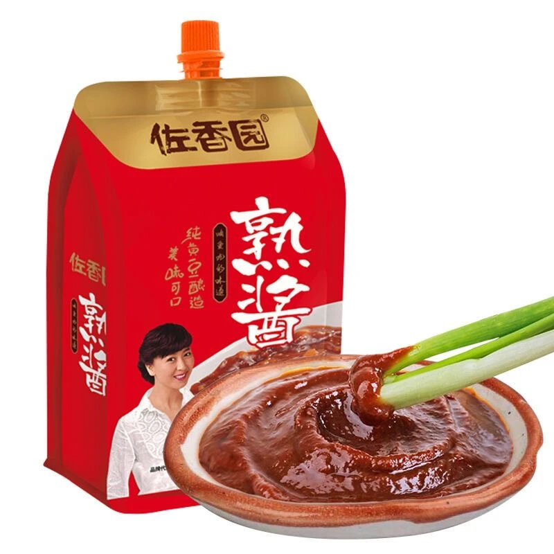 【佐香园熟酱450克/每袋】酱香浓郁东北黄豆发酵制作东北风味熟酱