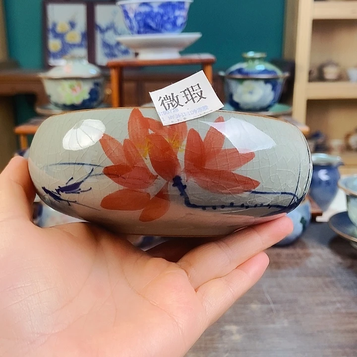 瓷片手工制作工艺精湛等