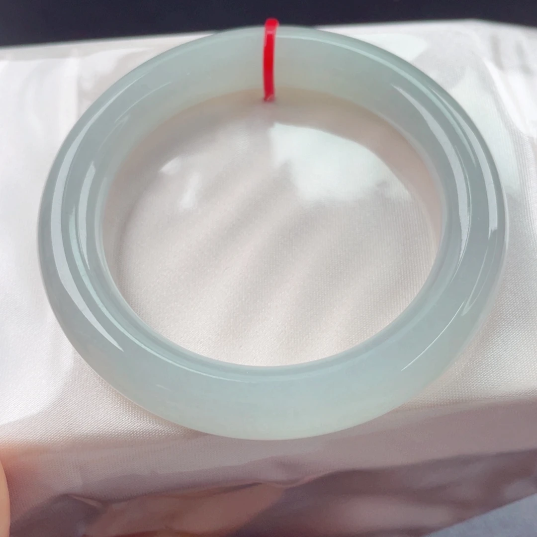 翡翠未镶嵌手镯（圆镯）5354圈