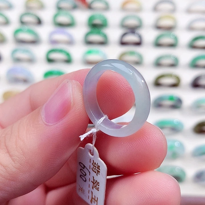 翡翠未镶嵌戒指11-12号