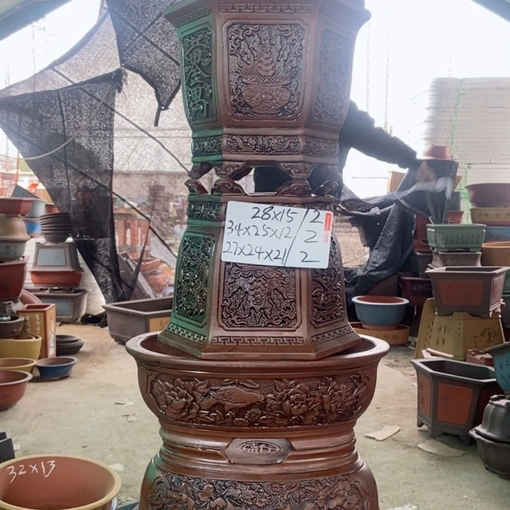 紫砂花盆紫砂紫砂