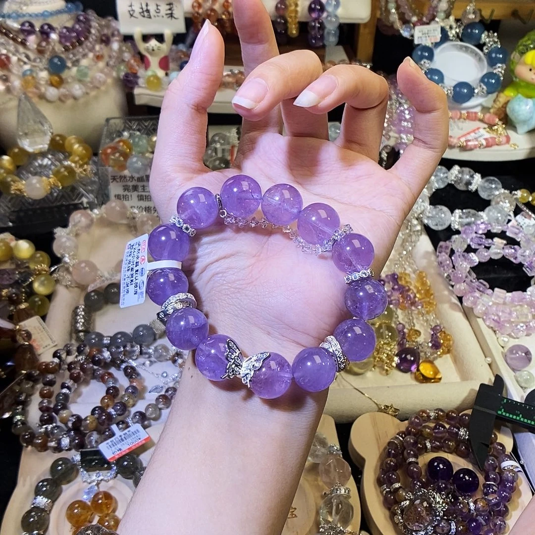 未镶嵌手链水晶紫水晶