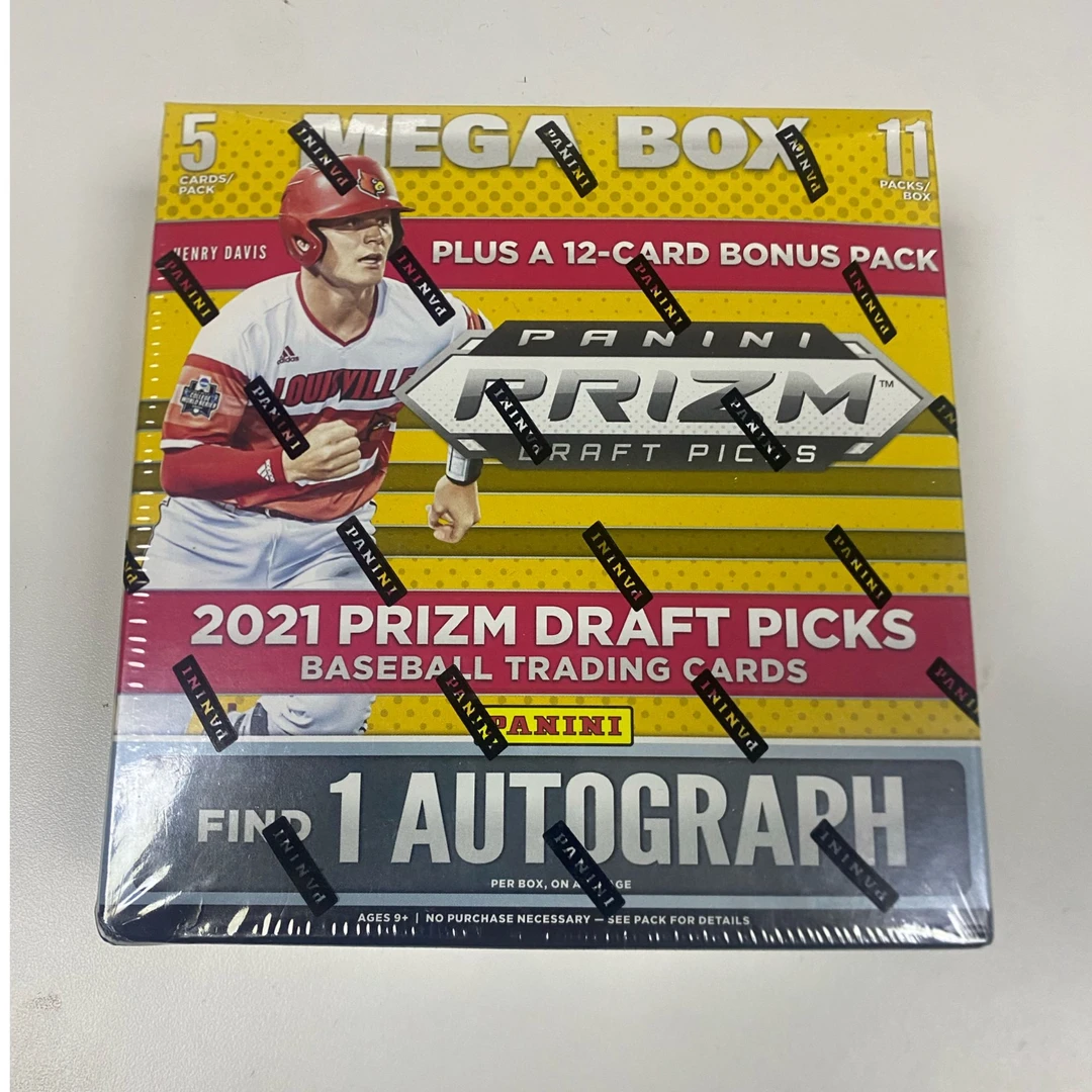 棒球 2021 帕尼尼  PRIZM DRAFT 球星卡盒 （每盒1签字卡）