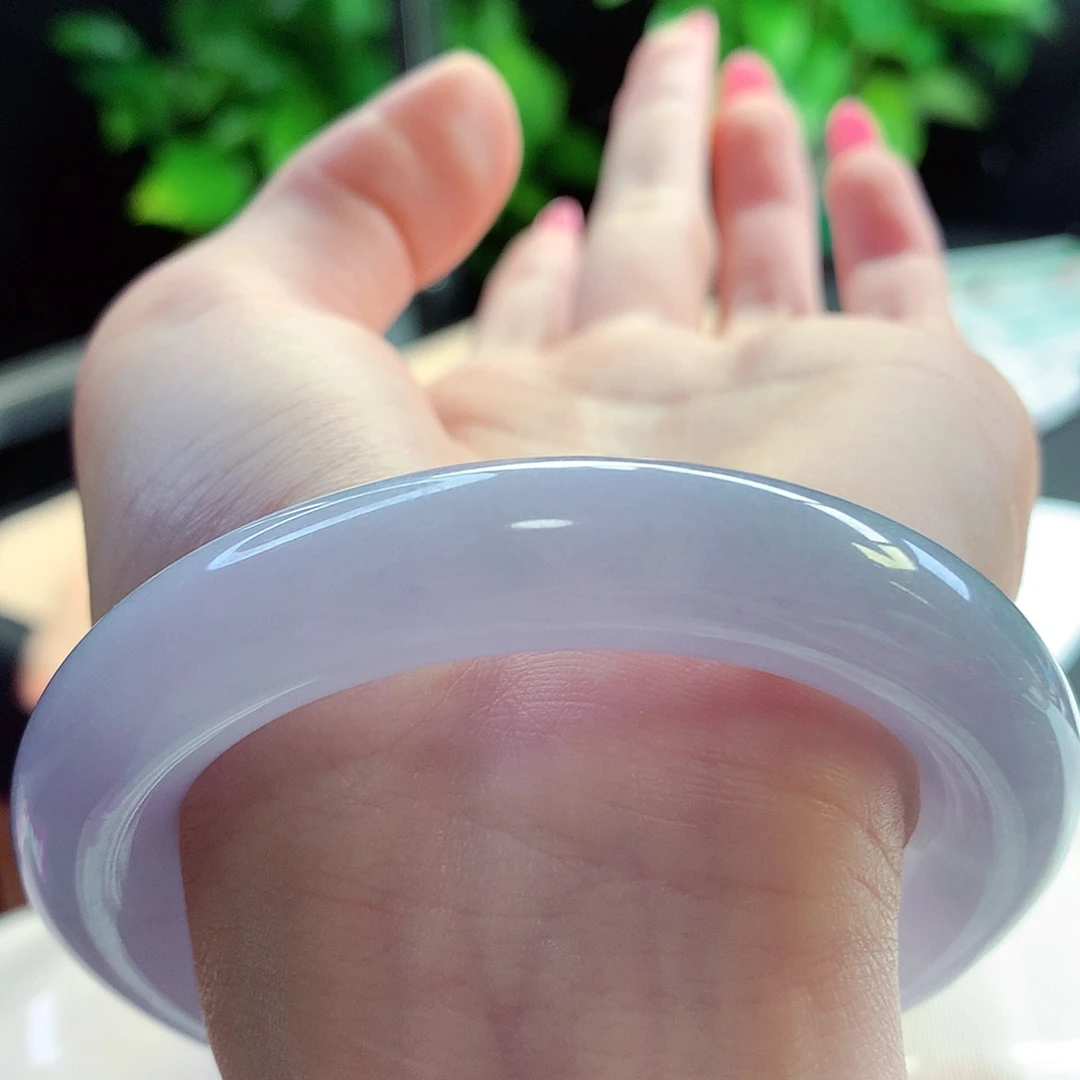 未镶嵌手镯翡翠天然A货翡翠55-56性价比超高 韵味十足