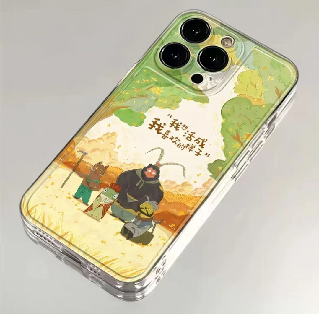 浪浪山小妖怪适用苹果16promax手机壳15太空壳小米华为13防摔14