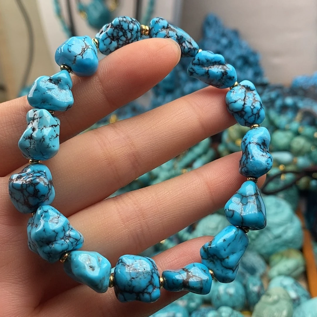 绿松石未镶嵌珠宝半成品