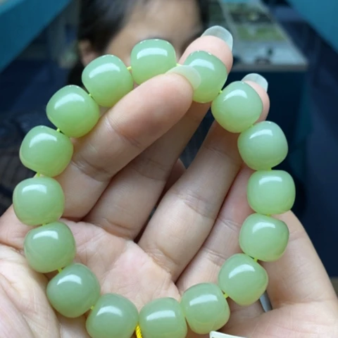 和田玉未镶嵌手链114