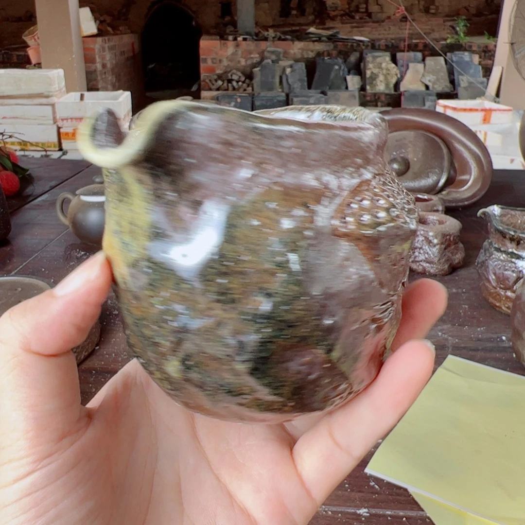 坭兴陶贵台龙窑柴烧茶器A195