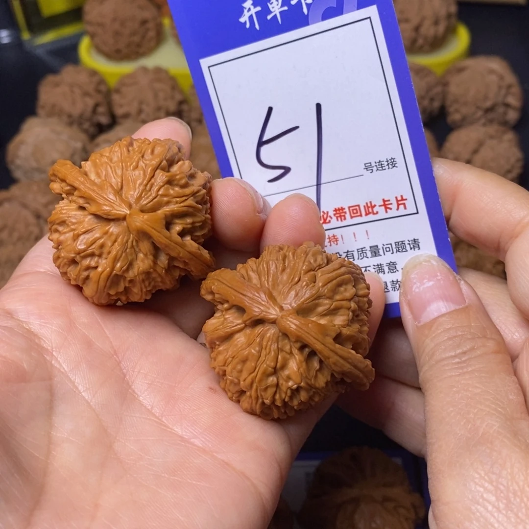 把件文玩核桃43白狮子51