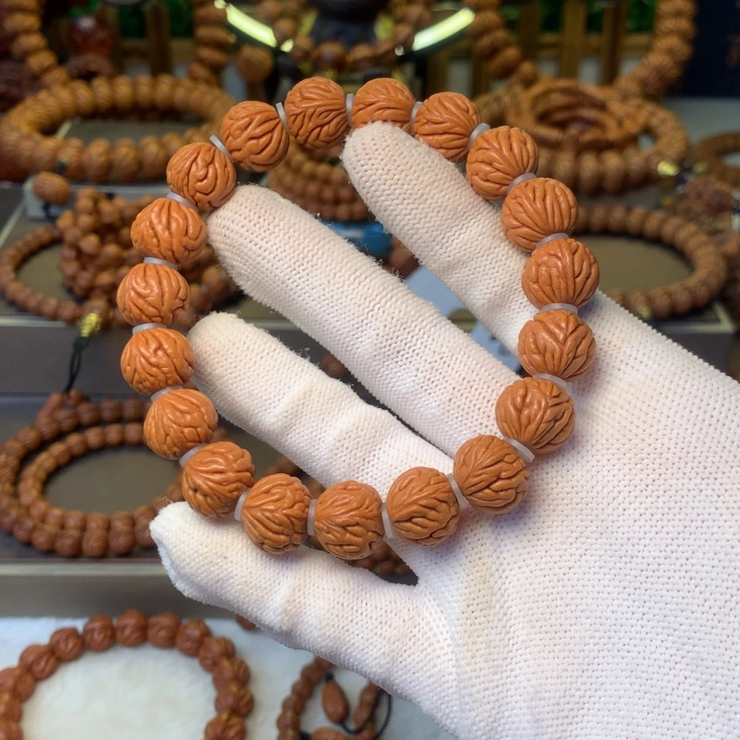 手串桃核秦岭龙纹