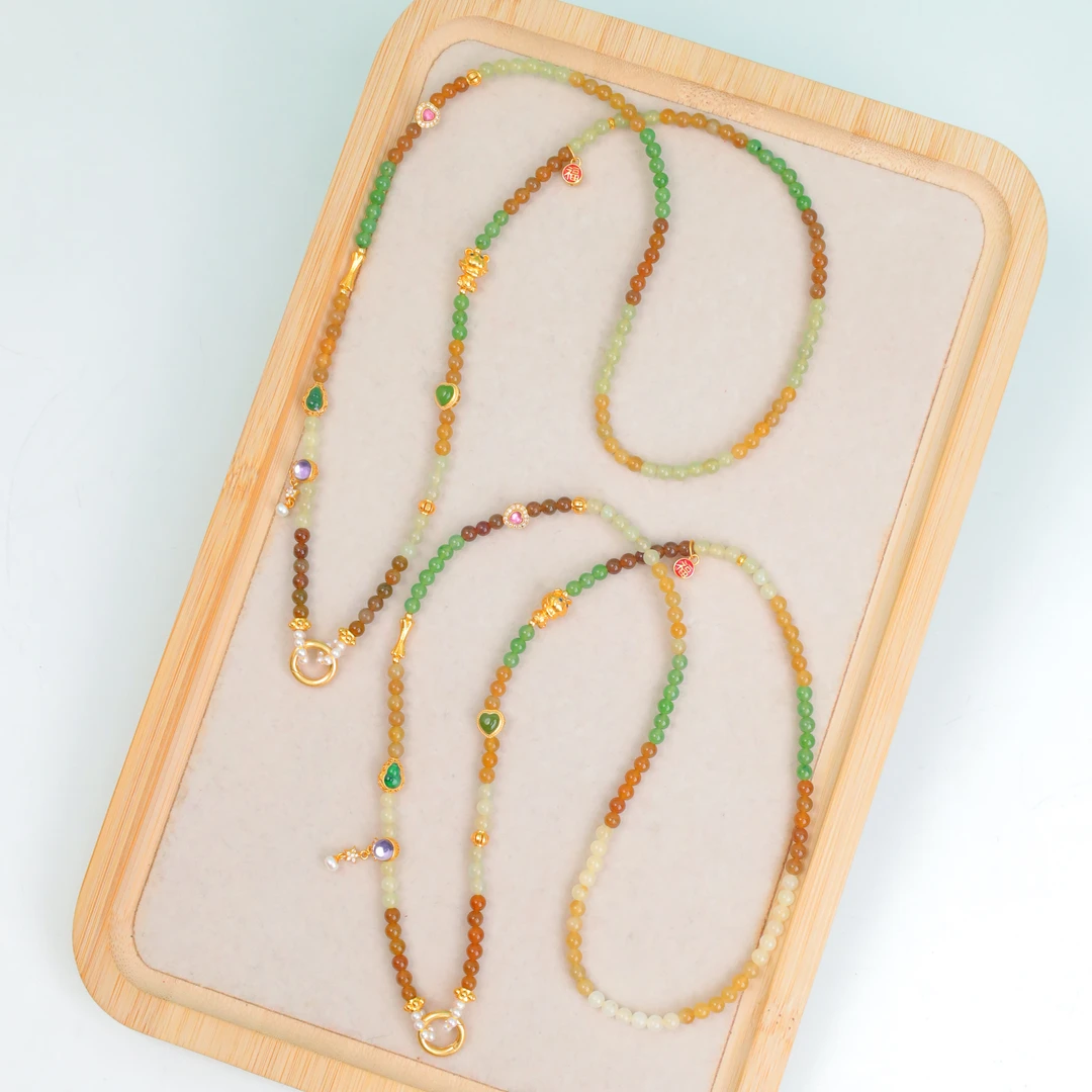 【琪琪珠宝】和田玉项链——多样性发货发其一