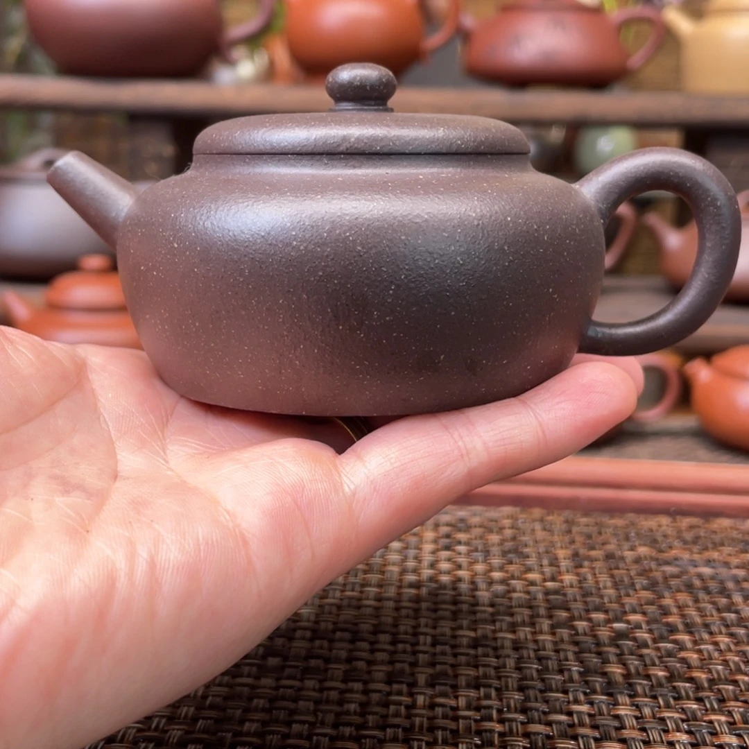 茶壶紫砂宜兴原矿紫砂手工制140