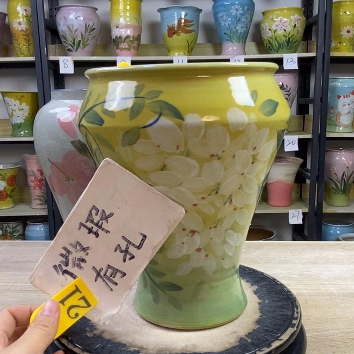 景德镇高温陶瓷花盆