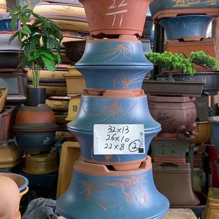 紫砂花盆紫砂紫砂