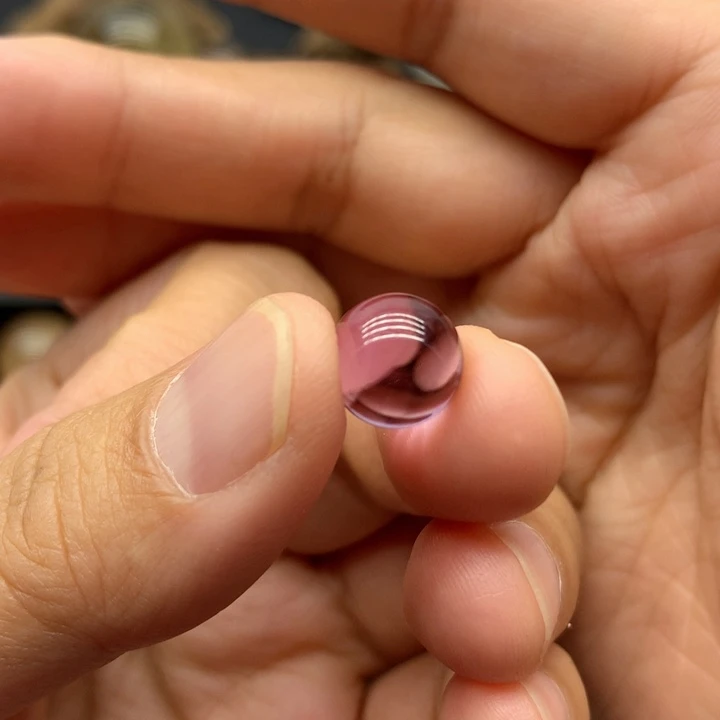 【闪购商品】水晶珠宝半成品银S925镶嵌秋*打孔定制不退不换