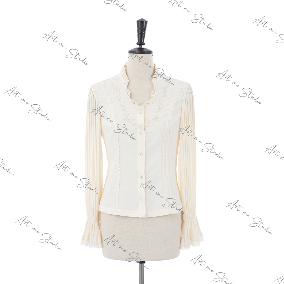 3姐【月下白茶花 衬衫】  S31331C2