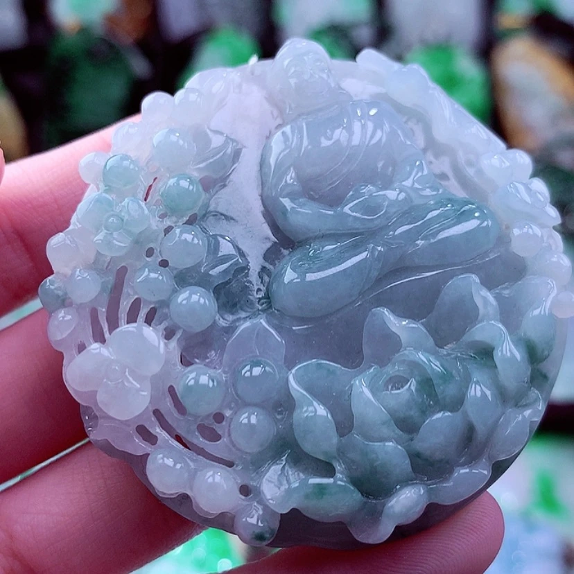 【闪购商品】翡翠颈饰未镶嵌挂件