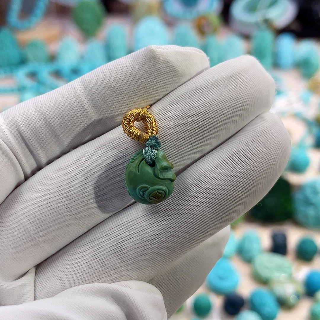 绿松石珠宝奇石未镶嵌