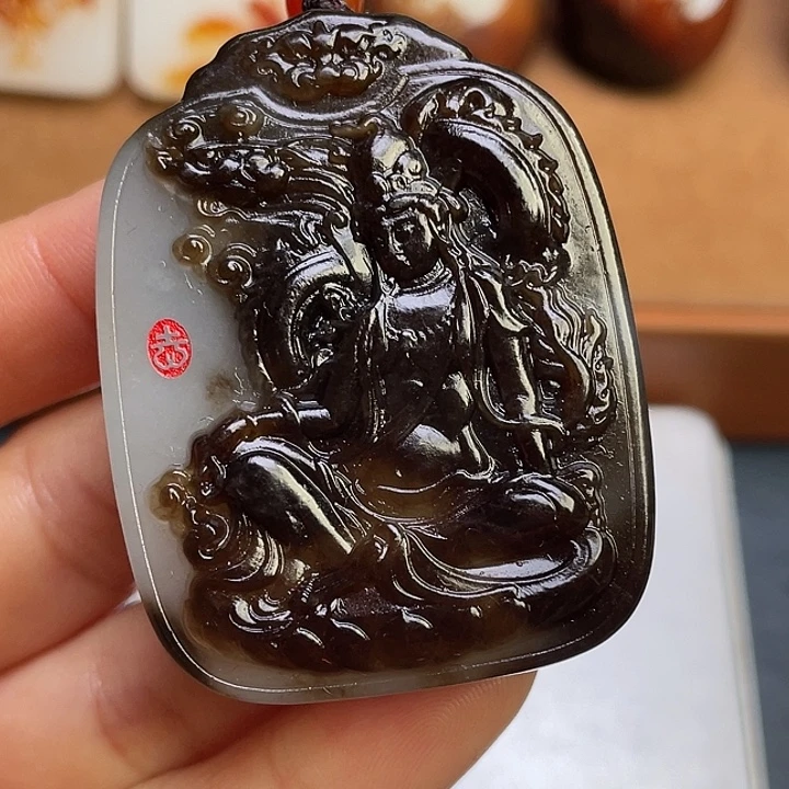 和田玉未镶嵌颈饰X7