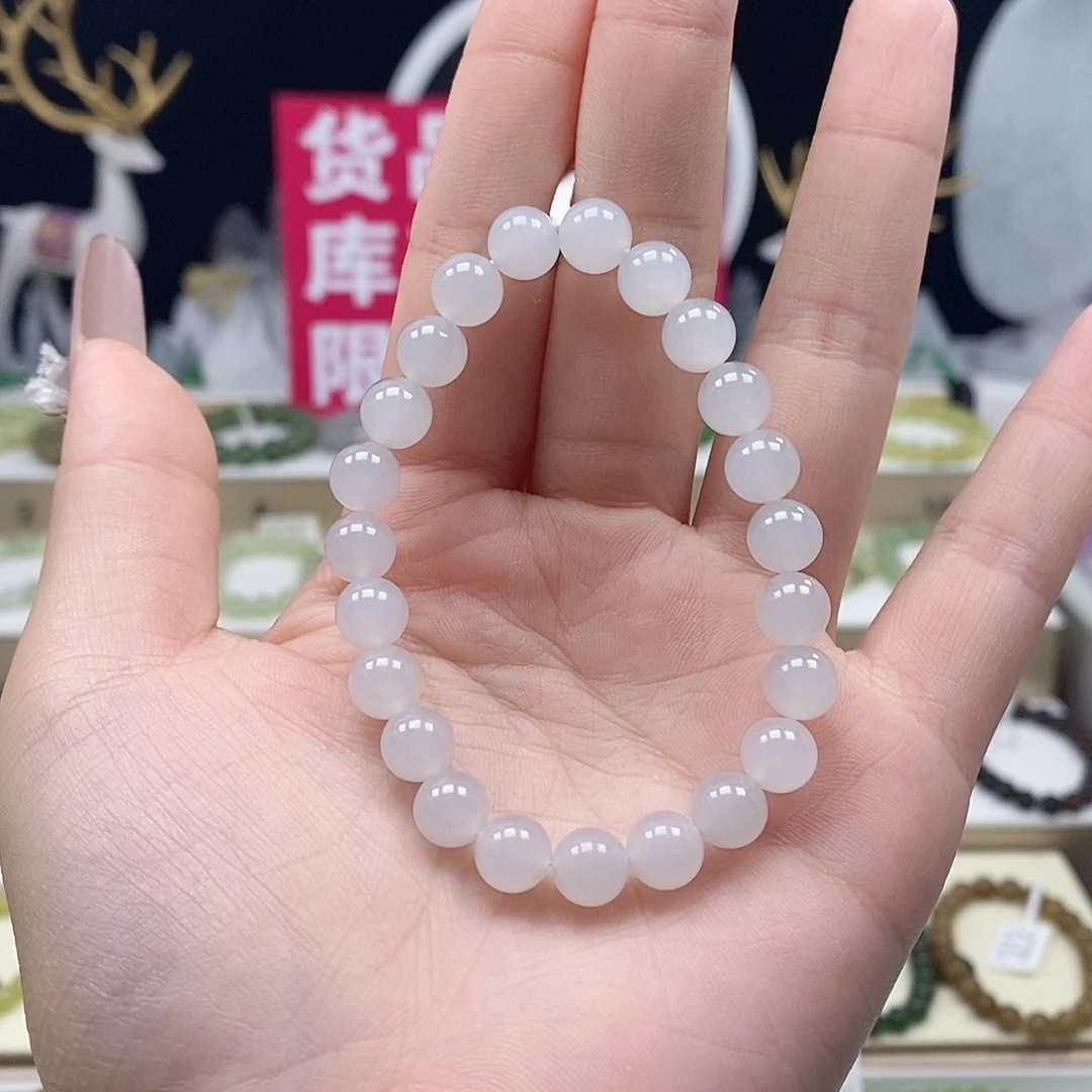 未镶嵌手串和田玉苏*～
