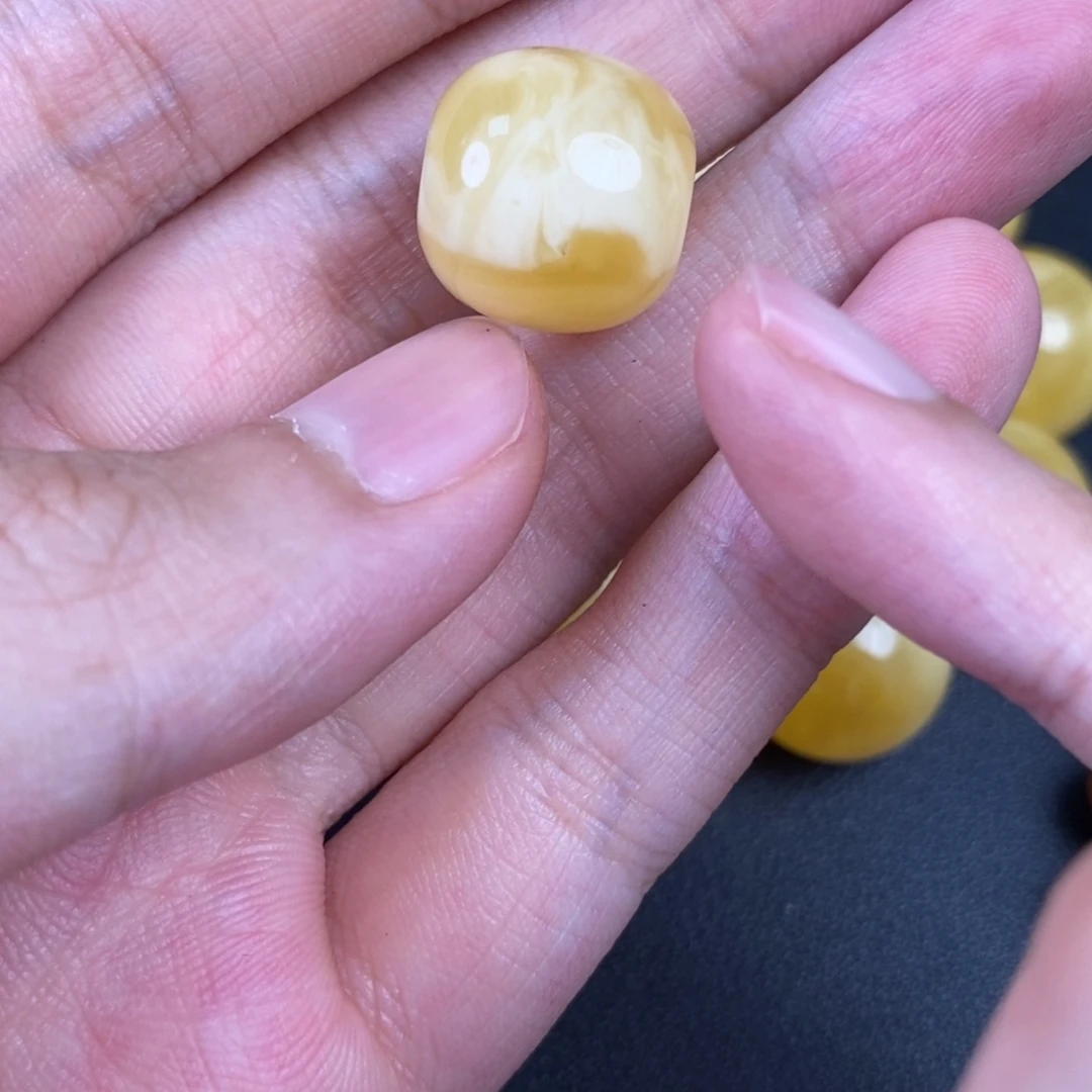 書***第裸石琥珀未镶嵌妖花58