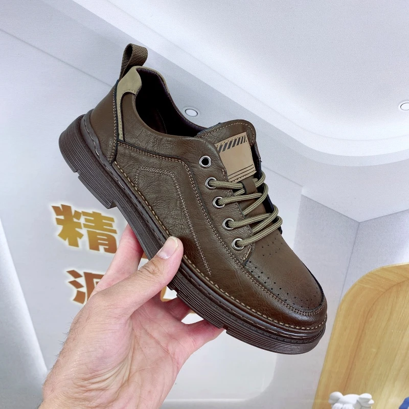 【断码】男士厚底休闲男皮鞋2388